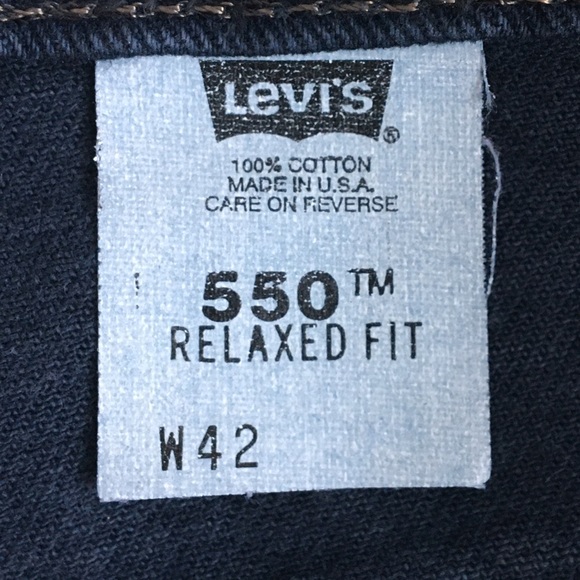 Vintage Levi’s 550 Orange Tab Relaxed Fit Jean Shorts 42 - Picture 10 of 17